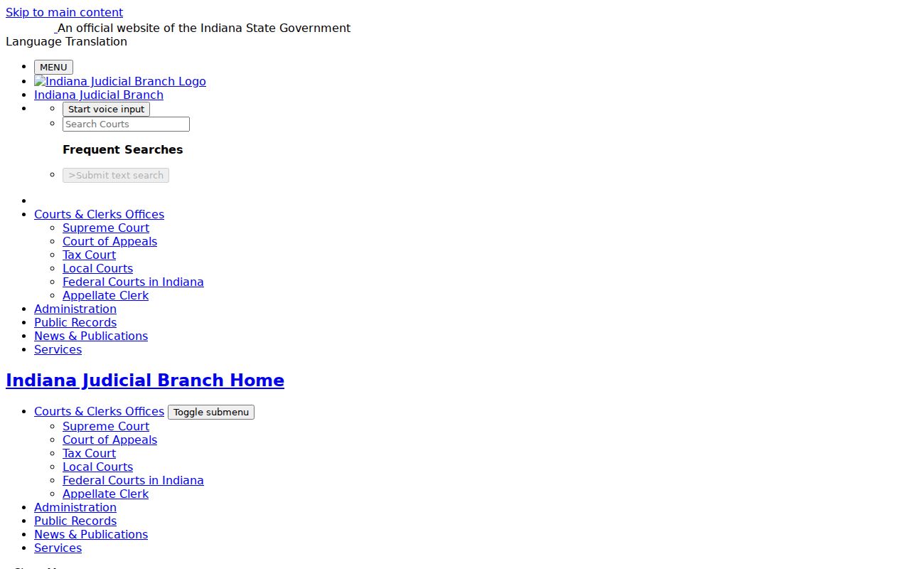 Indiana guidance for requesting Fulton County court records
