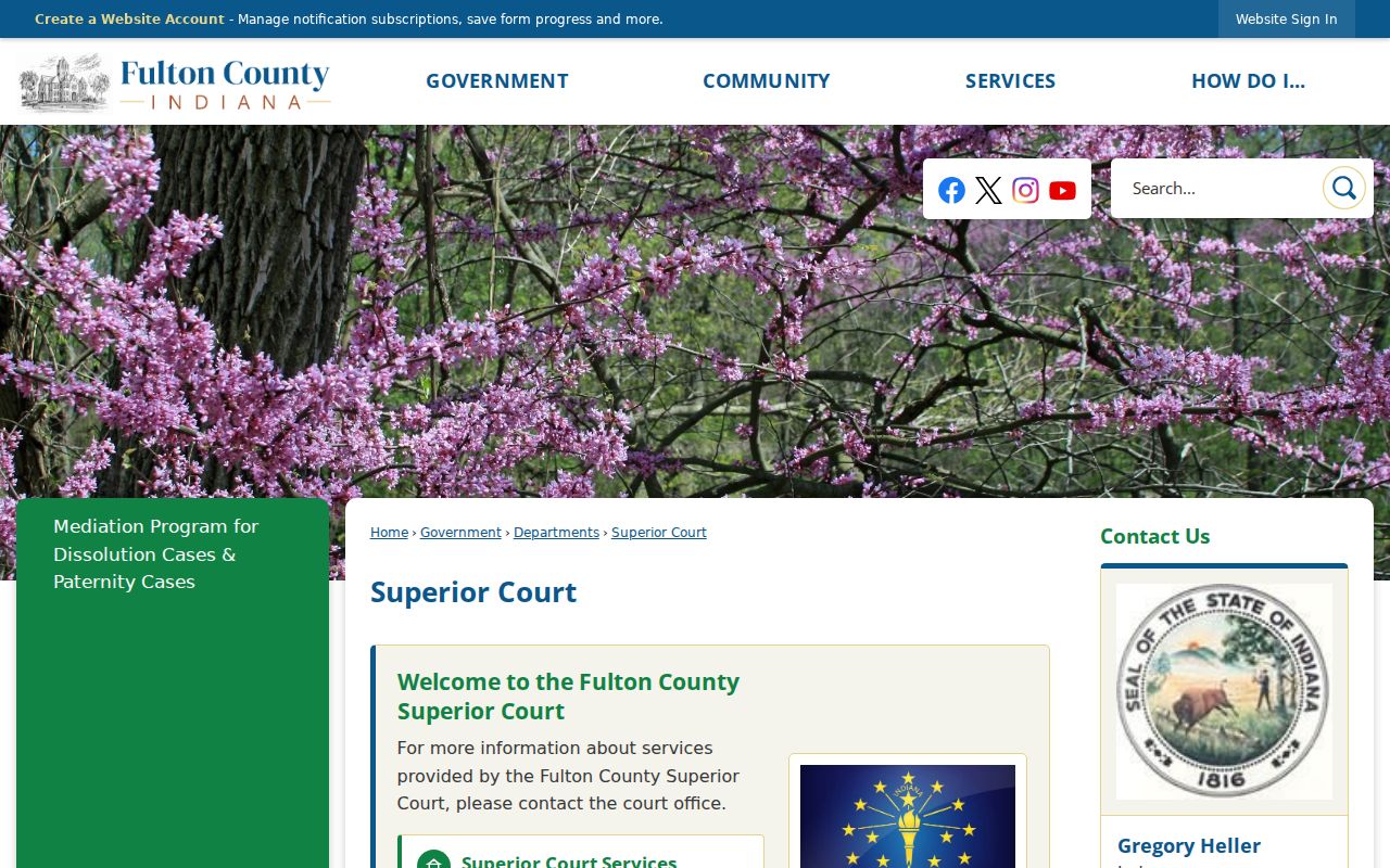 Fulton Superior Court docket office information